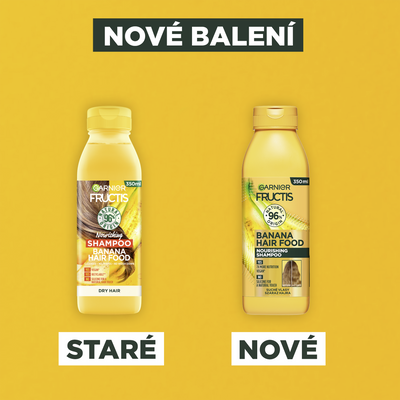 Garnier Fructis Hair Food Banana šampon na suché vlasy 350 ml