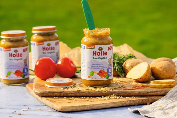 Holle bio dětská přesnídávka Zeleninové rizoto 220 g