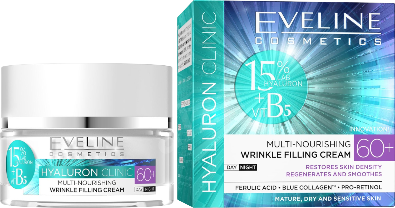 Eveline Hyaluron Clinic Day and Night cream 60+ 50 ml