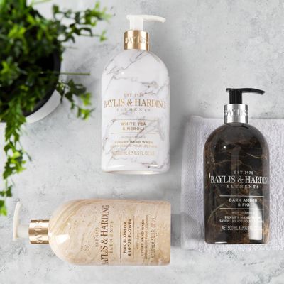Baylis & Harding Elements Tekuté mýdlo na ruce White tea & Neroli 500 ml