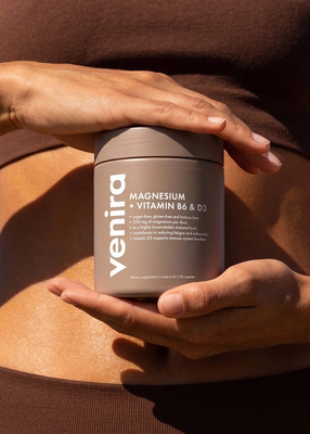 Venira Magnesium + vitamín B6 & D 90 kapslí
