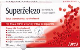 Favea Superželezo 30 tablet