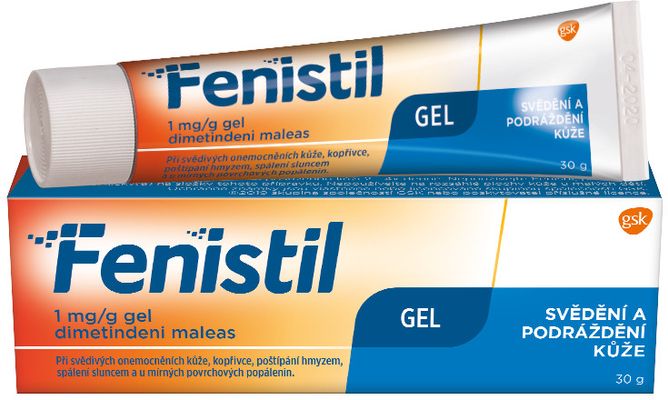 Fenistil gel 1mg/g při svědění pokožky 30 g