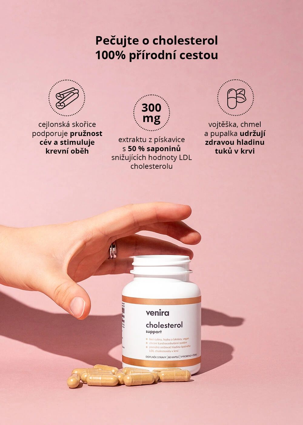 Venira Cholesterol Support 80 ks