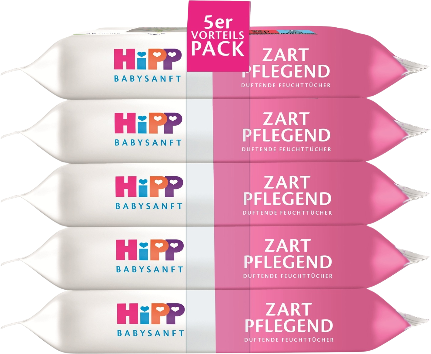 HiPP Babysanft Čistící vlhčené ubrousky 5 x 48 ks