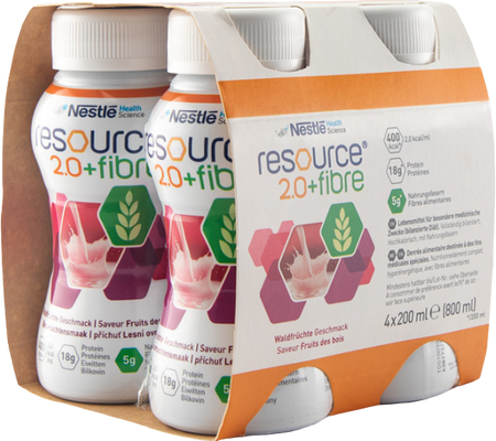 Resource 2.0 Fibre Lesní plody 4 x 200 ml