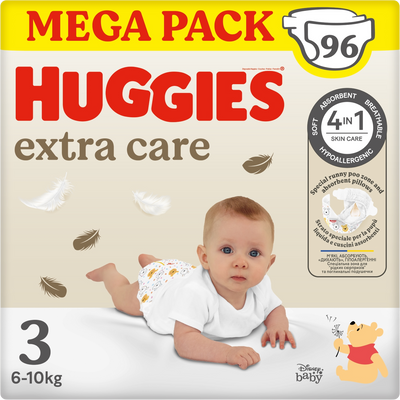 Huggies® Extra Care 3 BOX 96 ks