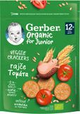 Gerber Organic Junior Veggie krekry s rajčaty 100 g