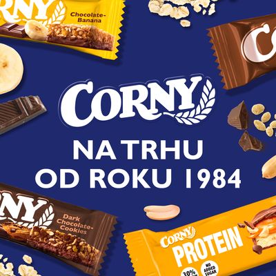 Corny Protein SOFT, Hořká čokoláda-brownie 45 g