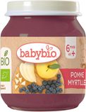 Babybio Bio jablko a borůvky 130 g