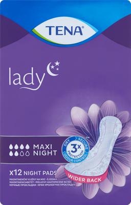 Tena Tena Lady Maxi Night Éjszakai Inkontinencia Betét 12 Db