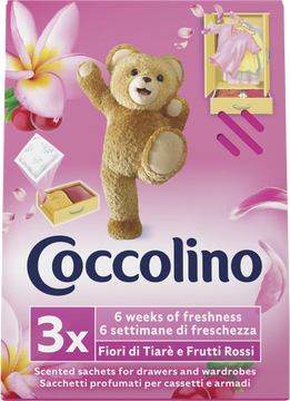 Coccolino vonné sáčky růžové 3 ks