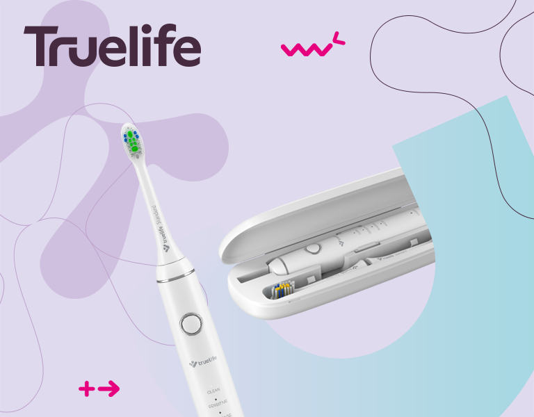 TrueLife SonicBrush Compact, sonický kartáček