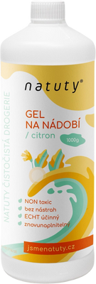 Natuty Gel na nádobí s vůní citronu 1 l