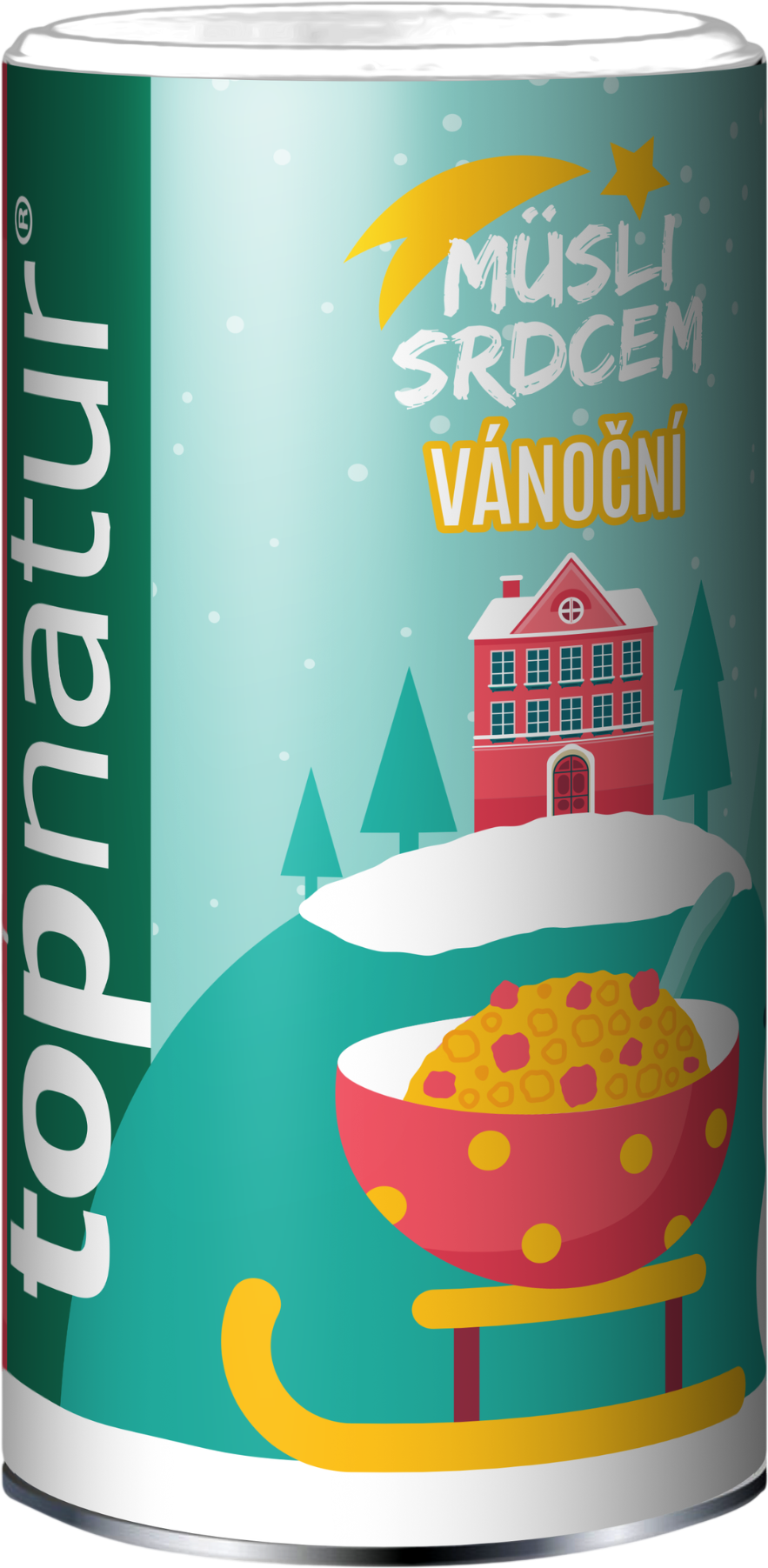 Topnatur Müsli srdcem vánoční perníkové 350 g