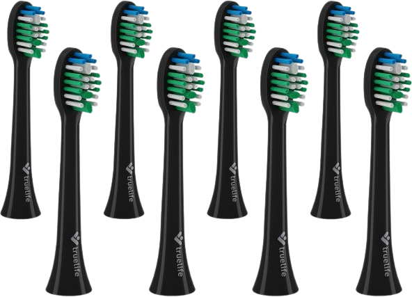TrueLife SonicBrush Compact Heads Black Standard 8 ks