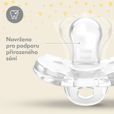 Medela Měkký celosilikonový dudlík Boy 6-18 m 2 ks