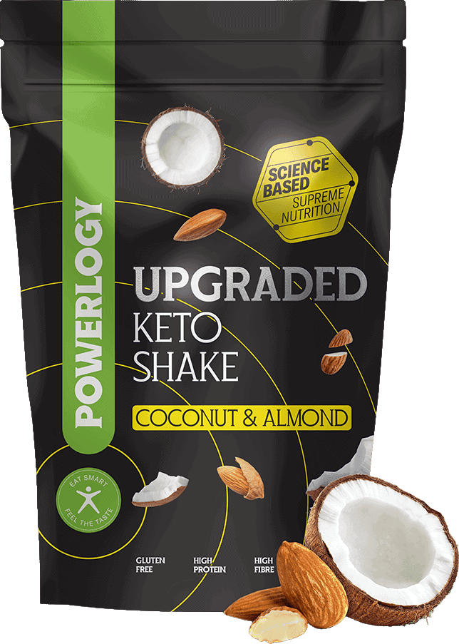 Powerlogy Upgraded Keto Shake Coconut and Almond 600 g