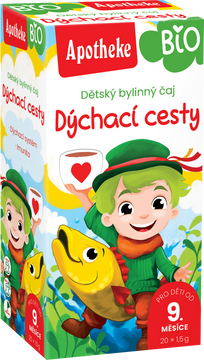 Apotheke Dětský čaj na dýchací cesty BIO 20 ks