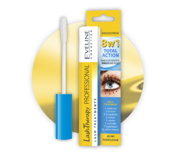 Eveline Total Action – sérum na řasy 8v1 10ml