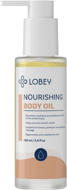 Lobey Pěstící tělový olej 100 ml