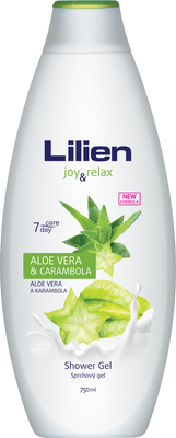 Lilien Sprchový krém Aloe Vera&Carambola 750 ml