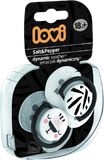 LOVI Dudlík silikonový dynamický Salt&Pepper 18m+ 2 ks