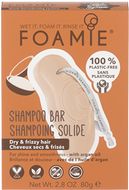 Foamie Tuhý šampón na suché a kudrnaté vlasy Kiss Me Argan 80 g