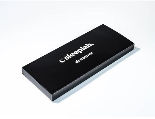 SleepLab Dreamer Maska na spaní černá 23.5 cm