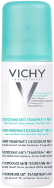 Vichy Antiperspirant 48h Deodorant bez zanechání bílých a žlutých skvrn- sprej 125ml