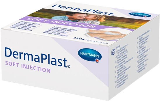 Hartmann DERMAPLAST náplasti Soft Injection 16x40mm 250 ks