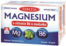Terezia Magnesium + vitamin B6 a meduňka 30 kapslí