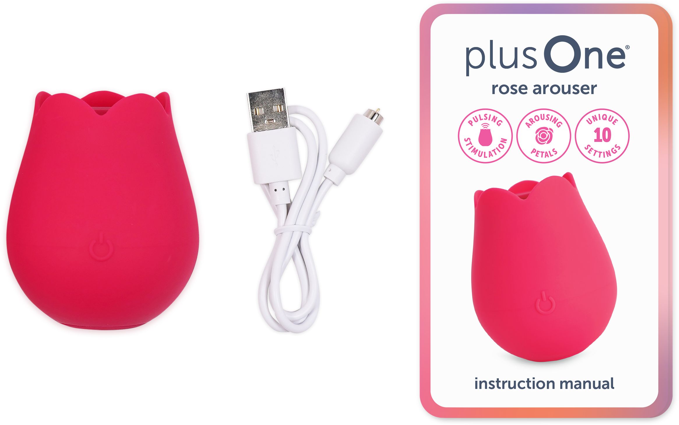 plusOne Červená rozkoš Bloom PLO-PLO-6747N