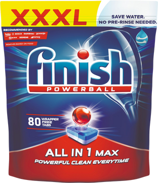 Finish All-in-1 Max Tablety do myčky 80 ks