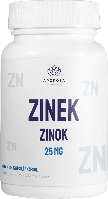 Aporosa Cink 25 mg 60 kapszula