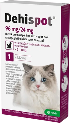 Dehispot Spot-on pro velké kočky 1.12 ml
