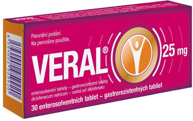 Herbacos Veral 25mg Enterosolventní 30 tablet