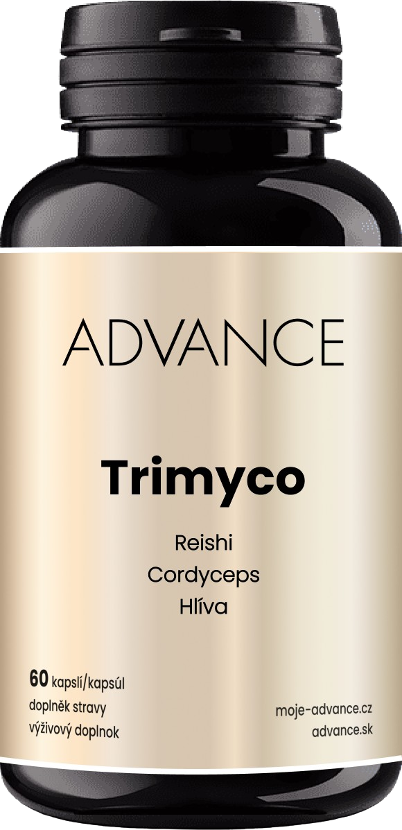 ADVANCE Trimyco - reishi, cordyceps, hlíva 60 kapslí