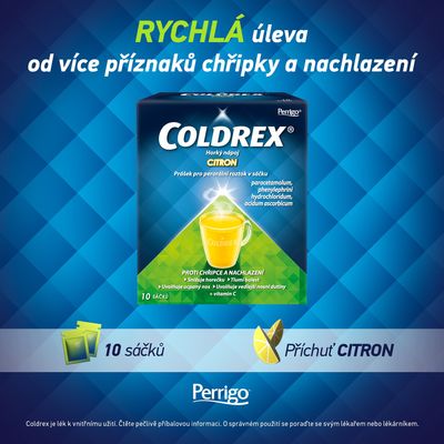 Coldrex Citron horký nápoj 10 sáčků