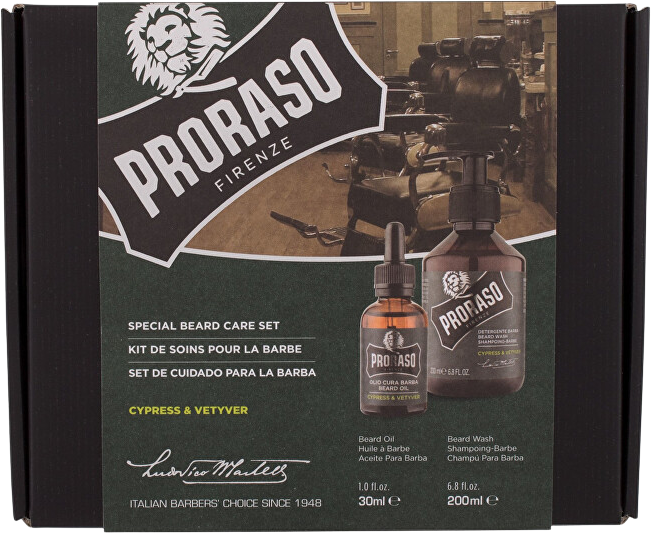 Proraso Dárková sada oleje a mýdla na plnovous