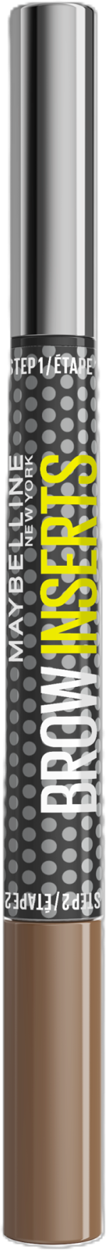 Maybelline New York Oboustranná tužka na obočí Brow Inserts 2 Soft Brown