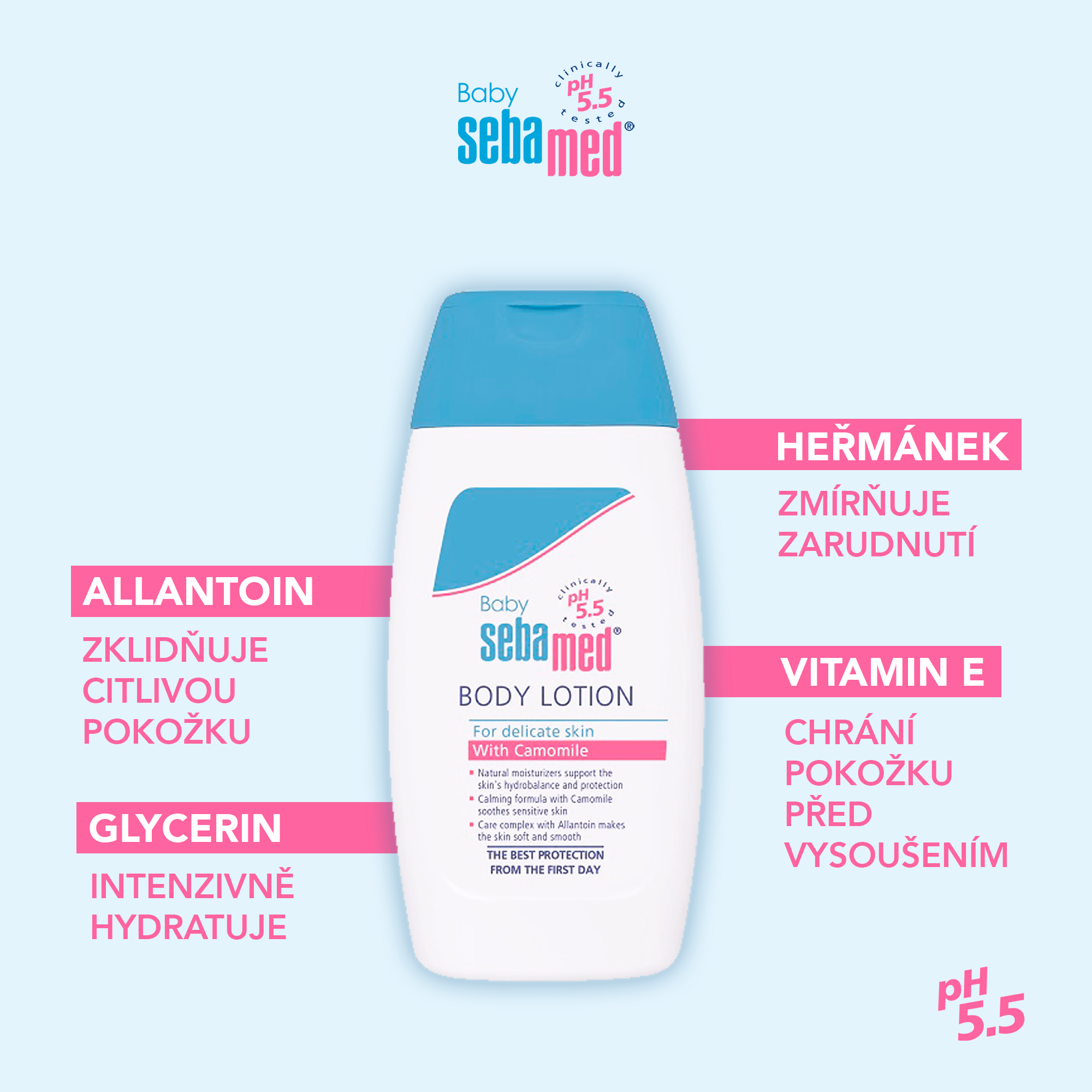 Sebamed dětské mléko 200 ml