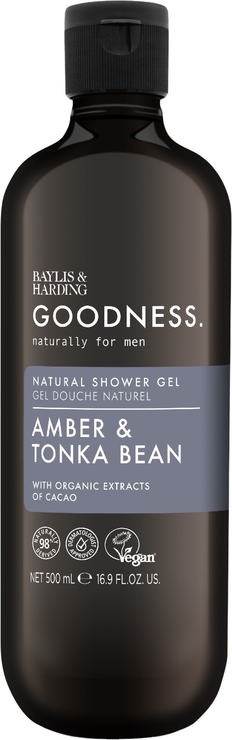 Baylis & Harding Goodness Mens Pánský sprchový gel Ambra & Tonka Fazole 500 ml