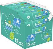 Pampers Fresh Clean Vlhčené ubrousky 12 x 52 ks