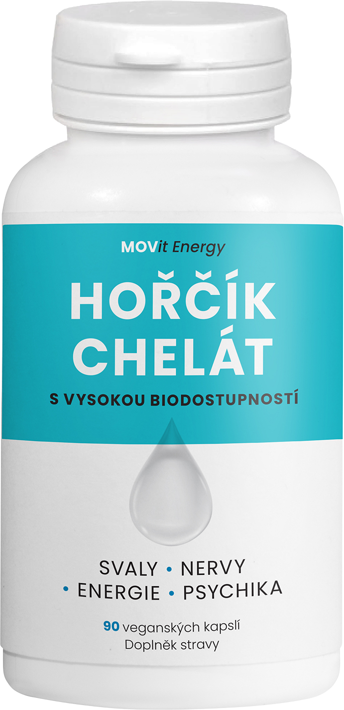 MOVit Energy Hořčík B6 Chelát 100 mg 90 kapslí