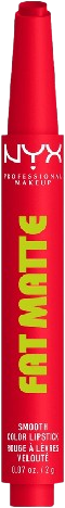 NYX Professional Makeup Fat Matte Smooth Click Lipstick Fuzzy Flame 8 ml