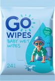 GoWipes Detské vlhčené obrúsky pre citlivú a atopickú pokožku 24 ks