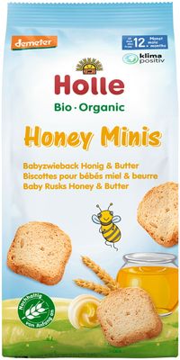 Holle bio dětské špaldové mini suchary 100 g