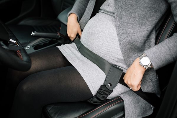 Zopa Těhotenský pás do auta Mummy belt black