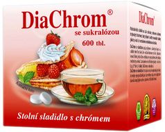 DiaChrom se sukralózou nízkokalorické sladidlo 600 tablet 600 ks